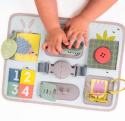 TAF TOYS - PLANCHE D'ÉVEIL AVEC ATTACHES ( PRENDRE #13485 JC25)